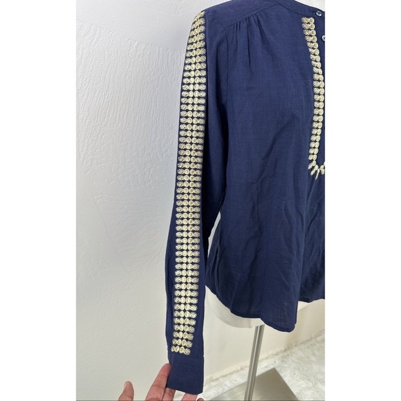 Boden Embellished Long Sleeve Mock Neck Top - Picture 5 of 10